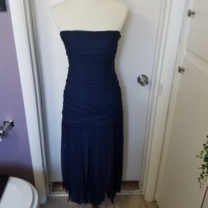 **SALE** BCBGMaxazria 100% Silk Formal Dress sz 8